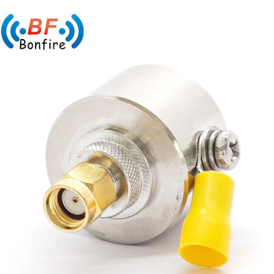 RF 번개 차단기 듀얼 여성 F 잭에서 F 잭 동축 케이블 급증 보호기 698-3800MHz 실내 / 야외 IP65