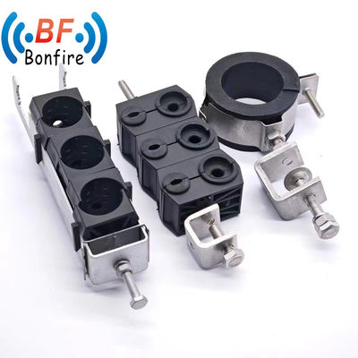 1/2&quot;S 동축 케이블 단일 타입 피더 클램프 0.410kg 총 무게 OEM/ODM 생산 2 차원