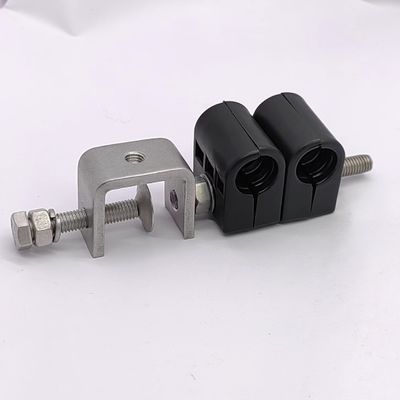 0.410kg 패키지 총 무게 1/2 &quot;와 7/8&quot; 단일 구멍 이중 케이블 클램프 케이블 클립
