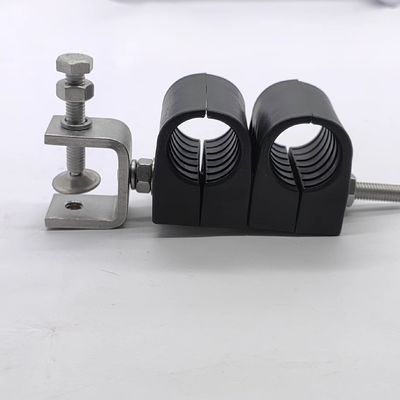 0.410kg 패키지 총 무게 1/2 &quot;와 7/8&quot; 단일 구멍 이중 케이블 클램프 케이블 클립