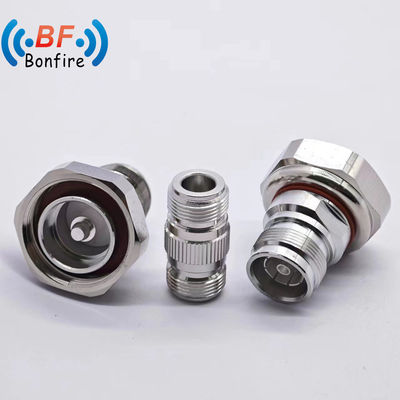 DC-4GHz 저손실 RF 커넥터 통신부 4.3-10 여성에서 N 여성 -155dbc 0.040kg