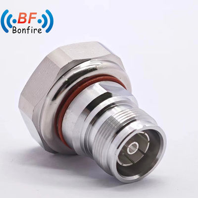 쉬운 RF 연결 장착 1/2 4.3-10 DC-4GHz 케이블 RF 커넥터 장착 RF 커넥터
