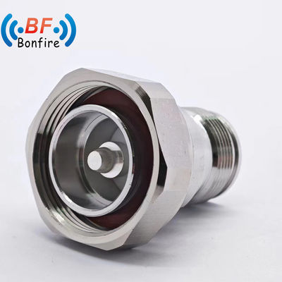 쉬운 RF 연결 장착 1/2 4.3-10 DC-4GHz 케이블 RF 커넥터 장착 RF 커넥터
