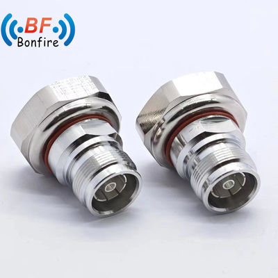 낮은 PIM RF 커넥터 -160dbc DC-4GHz 4.3/10 남성에서 N 여성 RF 어댑터