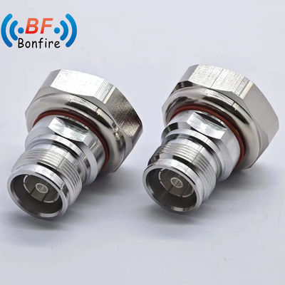 DC-4GHz 낮은 Pim -160dbc 낮은 Vswr 4.3/10 여성에서 N 남성 RF 어댑터