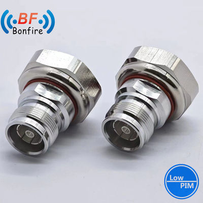 방수 RF 커넥터 DC-4GHz -155dbc N 여성에서 4.3-10 남성 RF 어댑터 IP 67