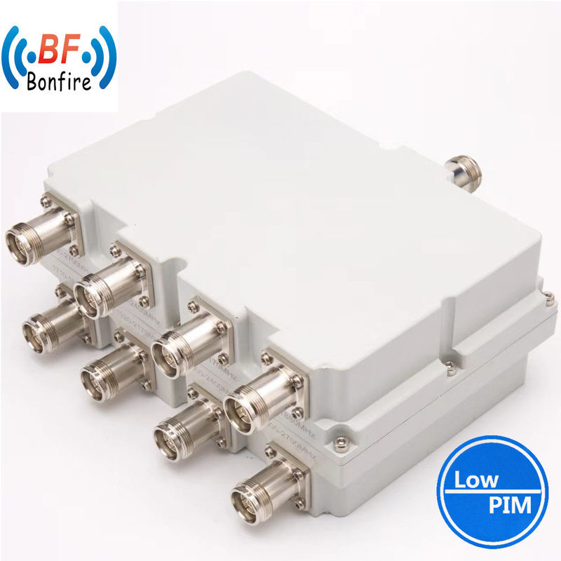 맞춤형 4 차원 쿼드 밴드 조합기 1710-2700MHz RF N 여성과 함께 낮은 PIM 쿼드 플렉서