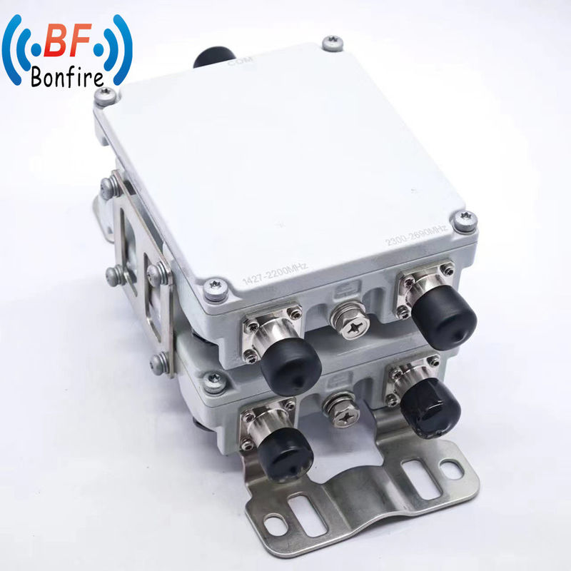 쿼드플렉서 1710-2170MHz 2300-2690MHz RF 쿼드 밴드 컴바이너 멀티플렉서 7/16DIN 여성 타입