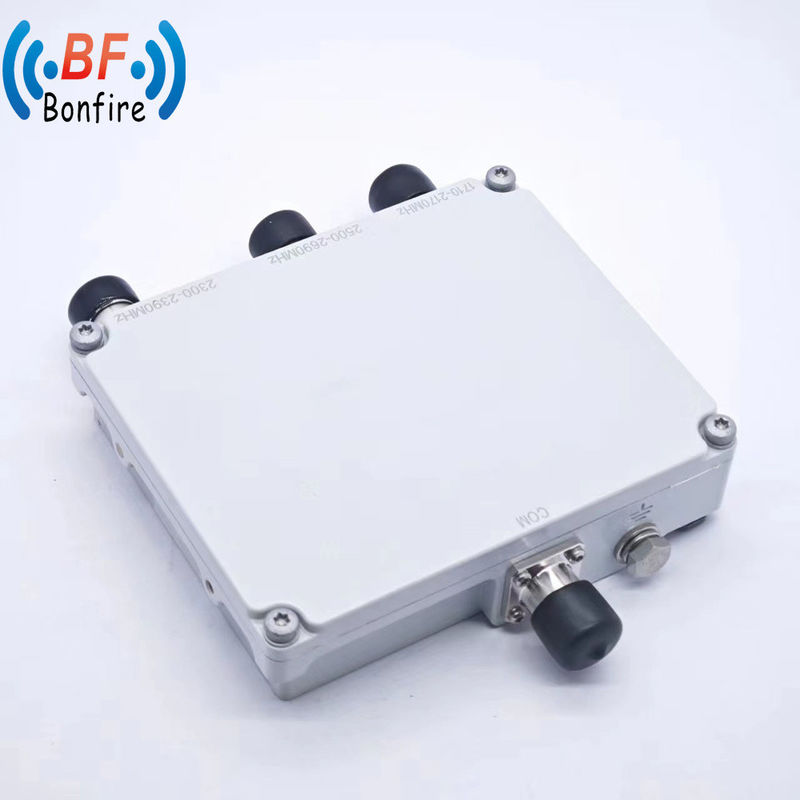 1710-2170MHz 2300-2690MHz RF 낮은 PIM 디플렉서 N 여성 커넥터 4 차원 조합기