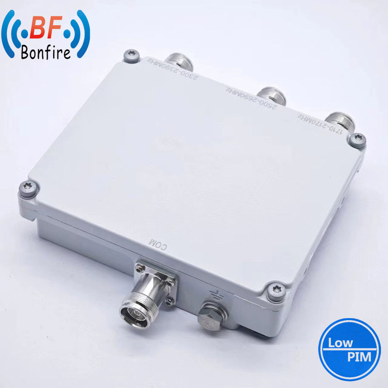 1710-2170MHz 2300-2690MHz 와이드밴드 듀플렉서 RF 로우 핑 디플렉서 조합 4.3-10 여성