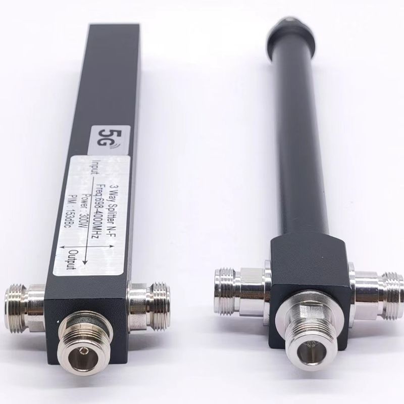698-4200MHz N-F 3W Low Pim Cavity High Power Splitter 커스터마이즈 된 회색