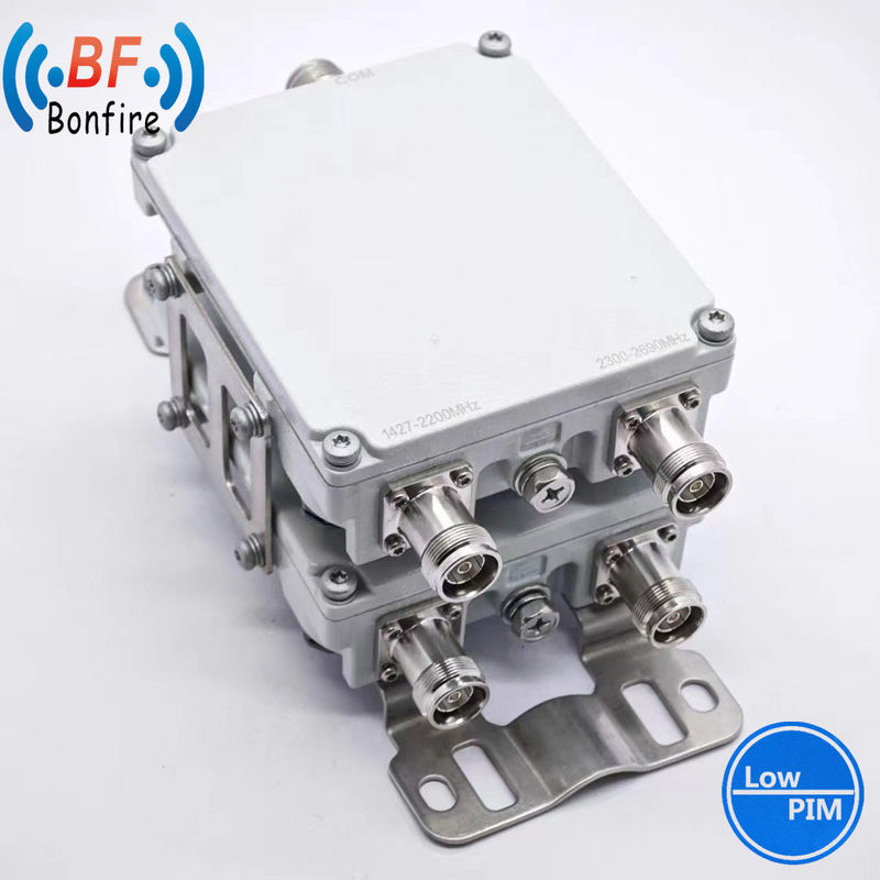 HLQ-XXXXX 1710-2170MHz 및 2300-2690MHz를 위한 실내/외부 IP65 쿼드플렉서 멀티플렉서
