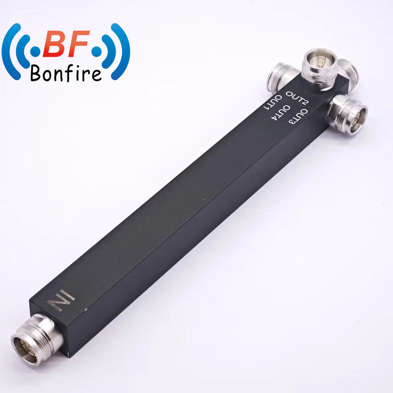 4.3-10 N-F/DIN-F 인터페이스를 위한 여성 반응형 4차원 전력 분할기 698-3800MHz