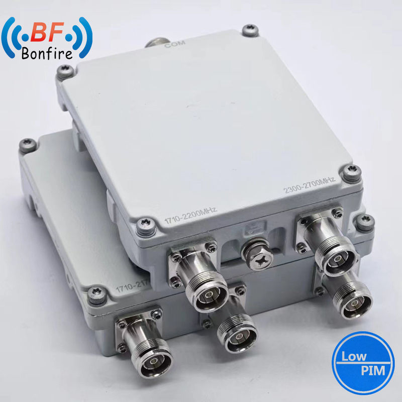RF FM VHF UHF 트리플렉서 디플렉서 조합 1710-1880 1920-2170 MHz 4 N 여성 커넥터