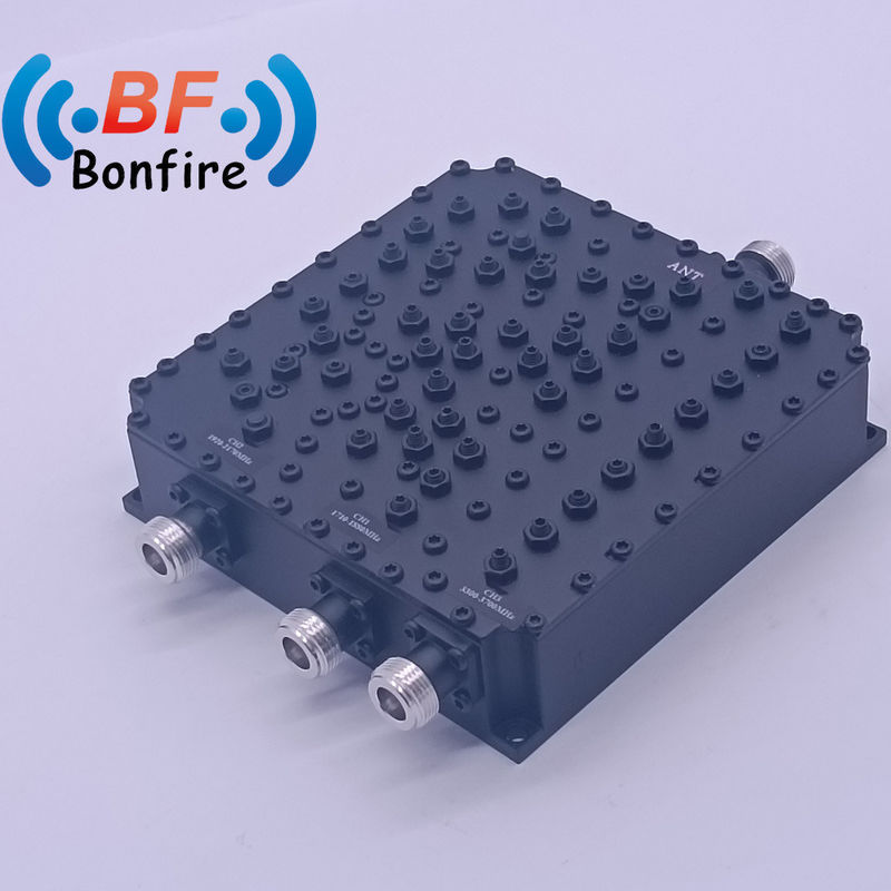 HLQ-XXXXX 트라이 밴드 컴바이너 1710-1880 1920-2170 3300-3700MHz 4.3-10-F DIN-F N-F