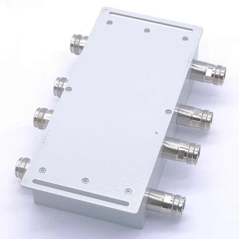 4 in 4 아웃 하이브리드 컴바이너 하이브리드 커플러 698-3800MHz 4.3-10-F 회색/붉은/검은/구성