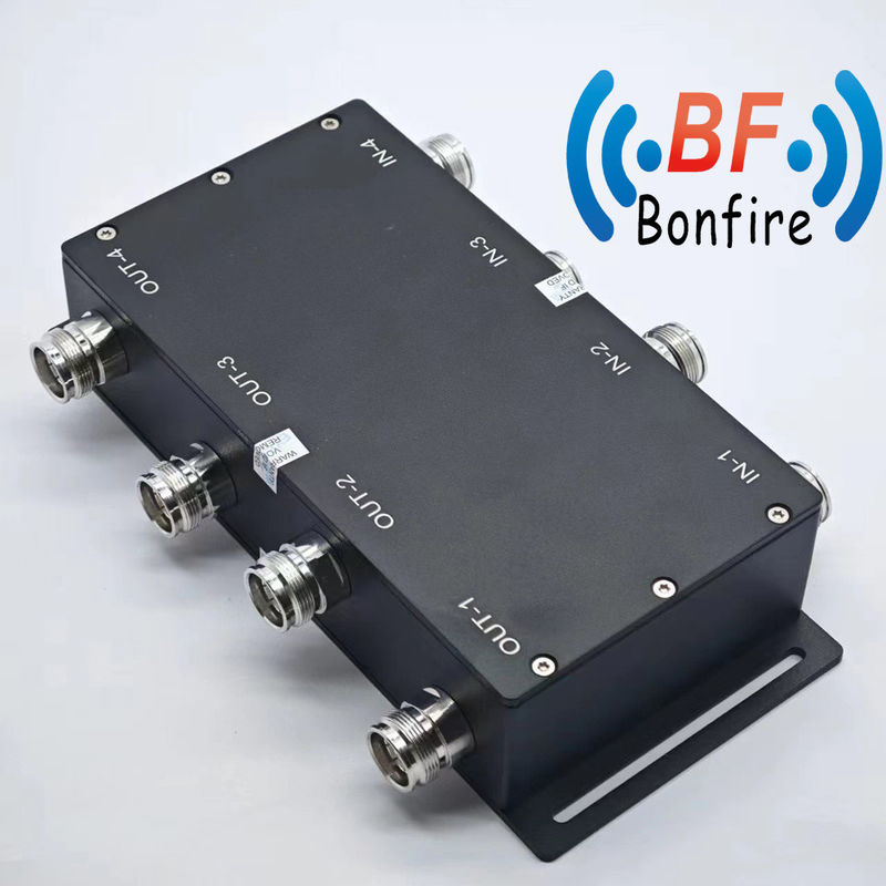 DQ-XXXXXX 와이드밴드 로우 핑 3dB 하이브리드 커플러 N 여성 커넥터 698-3800MHz