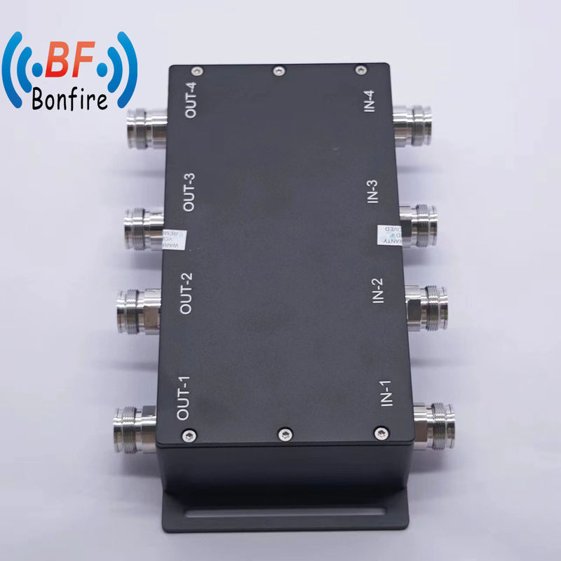 698-3800MHz 로우 피임 2X2 하이브리드 커플러 4.3-10 와이드밴드용 여성 하이브리드 커블러