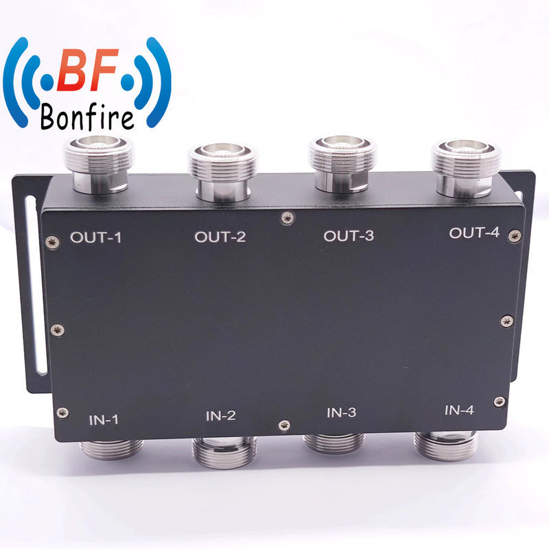 맞춤형 회색 698-3800MHz RF 로우 핑 3dB 하이브리드 커플러 컴바이너 4.3-10 여성 타입