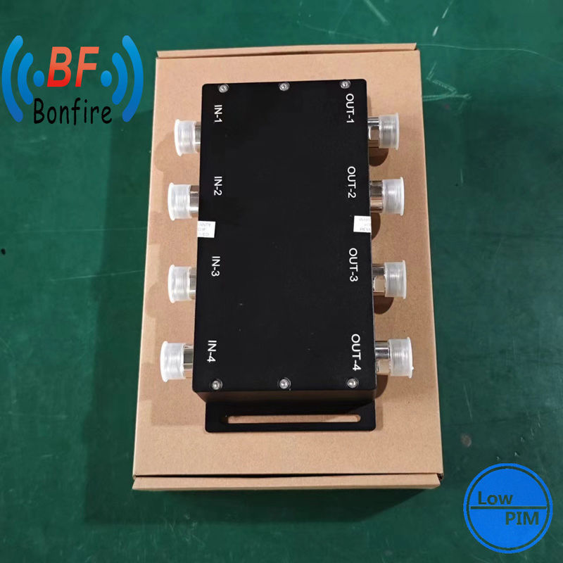698-3800MHz UHF 3dB 4in4out 매트릭스 하이브리드 커플러 4.3-10-F/DIN-F/N-F 인터페이스