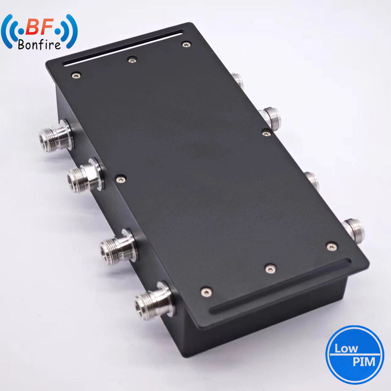 4.3-10 여성 와이드밴드 4X4 하이브리드 컴바이너 저 PIM -160dBc 2X43dBm DQ-XXXXX 회색