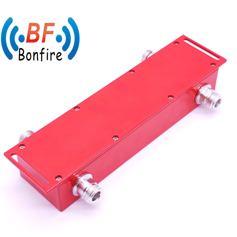 160dbc 500W N 타입 698-3800MHz 2X2 실내 적색 하이브리드 커플러 Ibs / Das 프로젝트