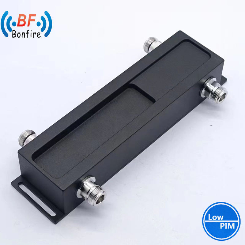 2 in 2 아웃 로우 피임 RF 하이브리드 조합기 698-4000MHz N 여성 커넥터 50W 입력 전력