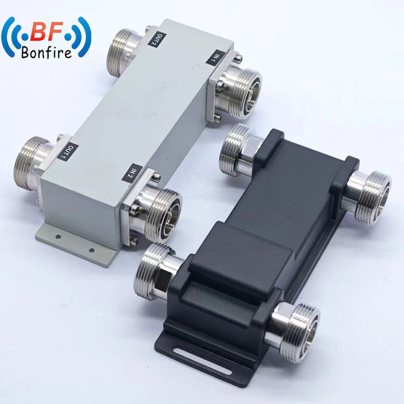 맞춤 698-4000MHz 200W 로우 픽 -161dbc 3dB 하이브리드 커플러 2인 2 아웃 블랙 커블러