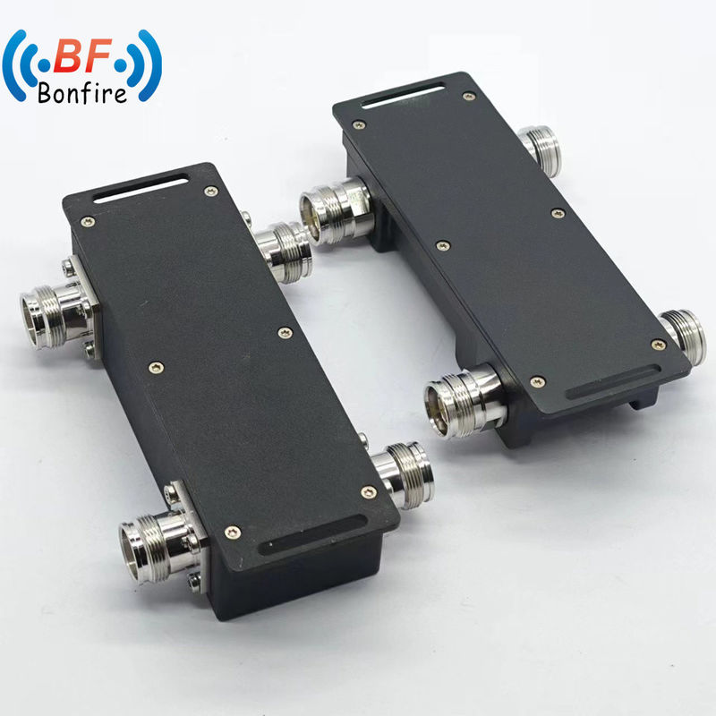 200W 617-3800MHz 698-3800MHz N/4.3-10/DIN 여성 2in2 3dB 하이브리드 커플러 결합기