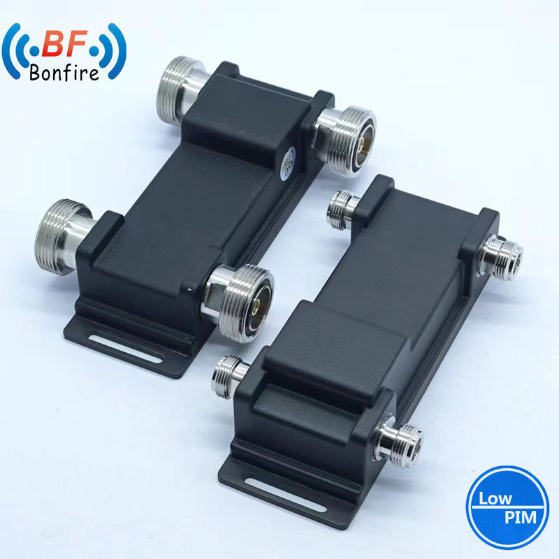 DIN-F/4.3-10-F/N-F 인터페이스와 PIM -160dbc 617-3800MHz와 함께 2X2 하이브리드 조합기