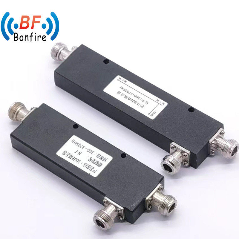 UHF 300-370MHz 30dB RF 방향 결합기 N 여성 커넥터 사용자 정의 / 회색