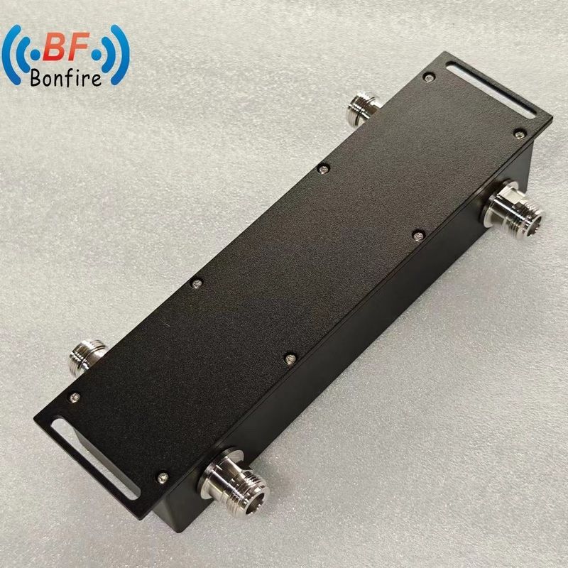 500W 로우 피임 2 인2 아웃 RF 하이브리드 컴바이너 2X2 하이브리드 커플러 N 4.3-10 DIN 커넥터