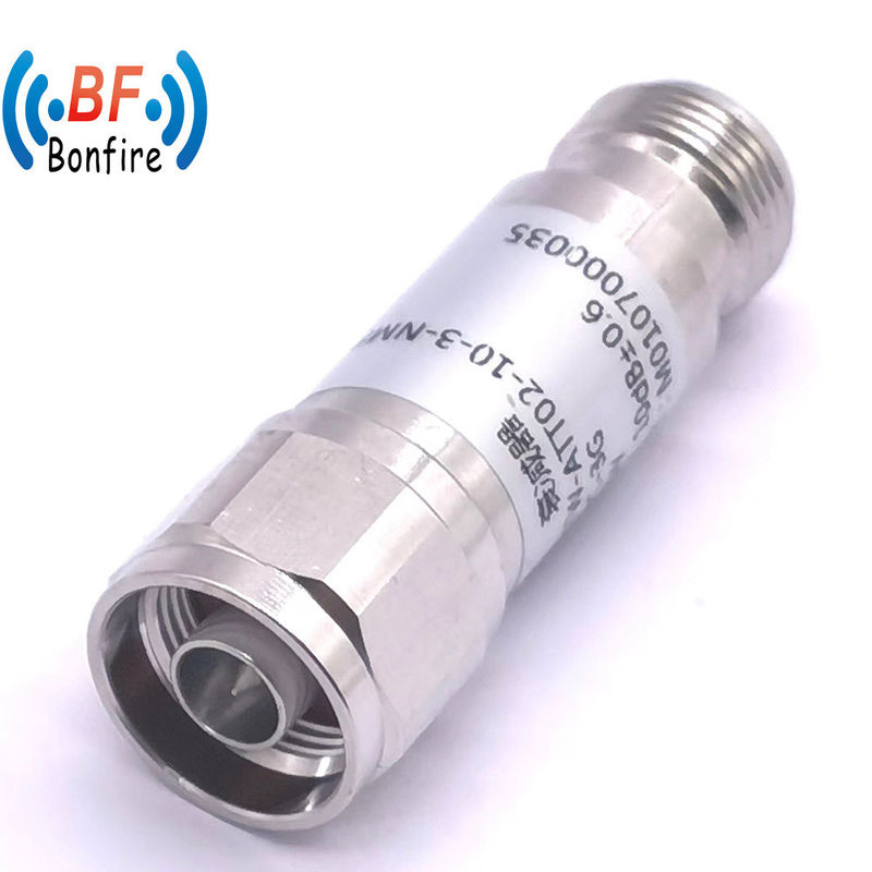 DC-3GHz 2W RF 3dB 코아시얼 고정 Attenuator와 N 남성 여성 커넥터 및 솔루션