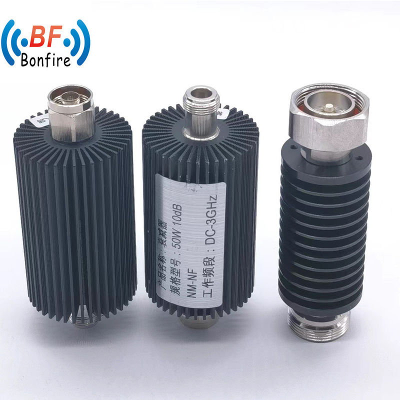 무선 통신용 10W 20W 50W 100W 200W RF 낮은 PIM 수동 코아시얼 감축기 Das Ibs 공공 안전
