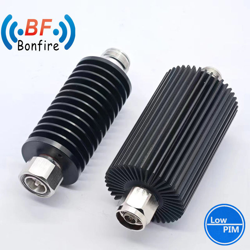 고전력 200W RF 코아시얼 Attenuator N 남성에서 여성 N 커넥터 DC-3800MHz 50 오hm 빨간색
