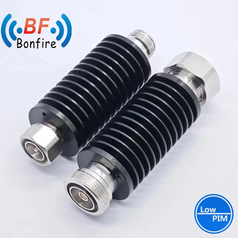 회색 100W DC-3800MHz 3/6/10/15dB DIN-N/F 타입 사용자 정의 색상