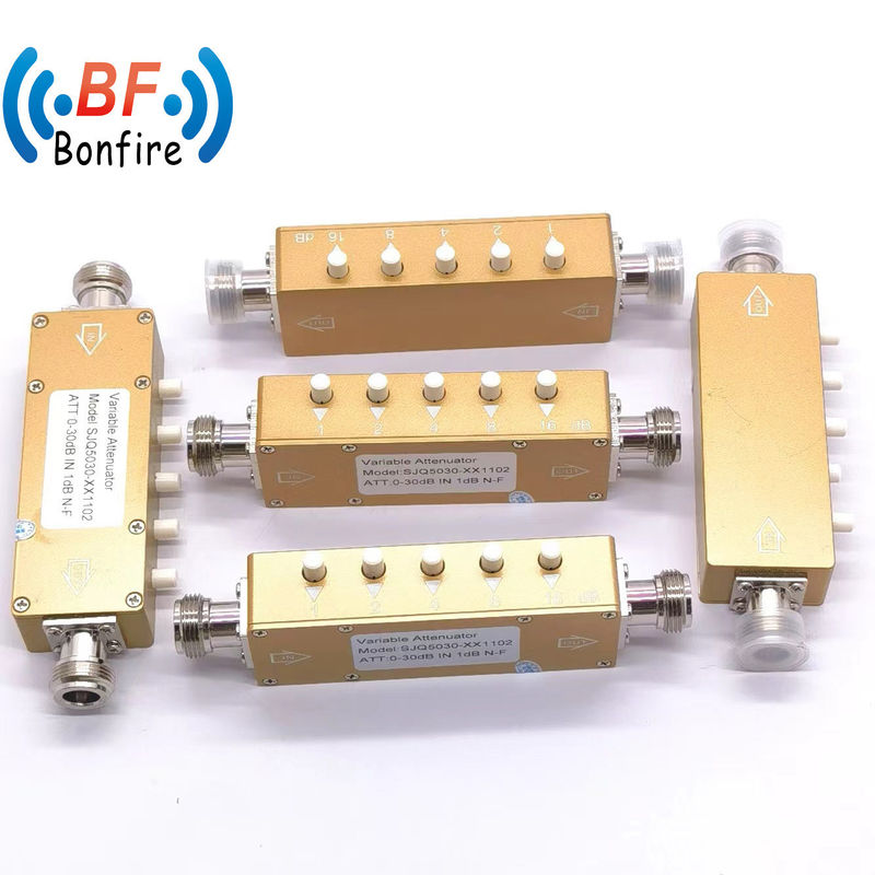 DC-3000MHz 5W 10W RF 변수 감소기에서 신호를 원활하게 제어하기 위한 단계 감소기