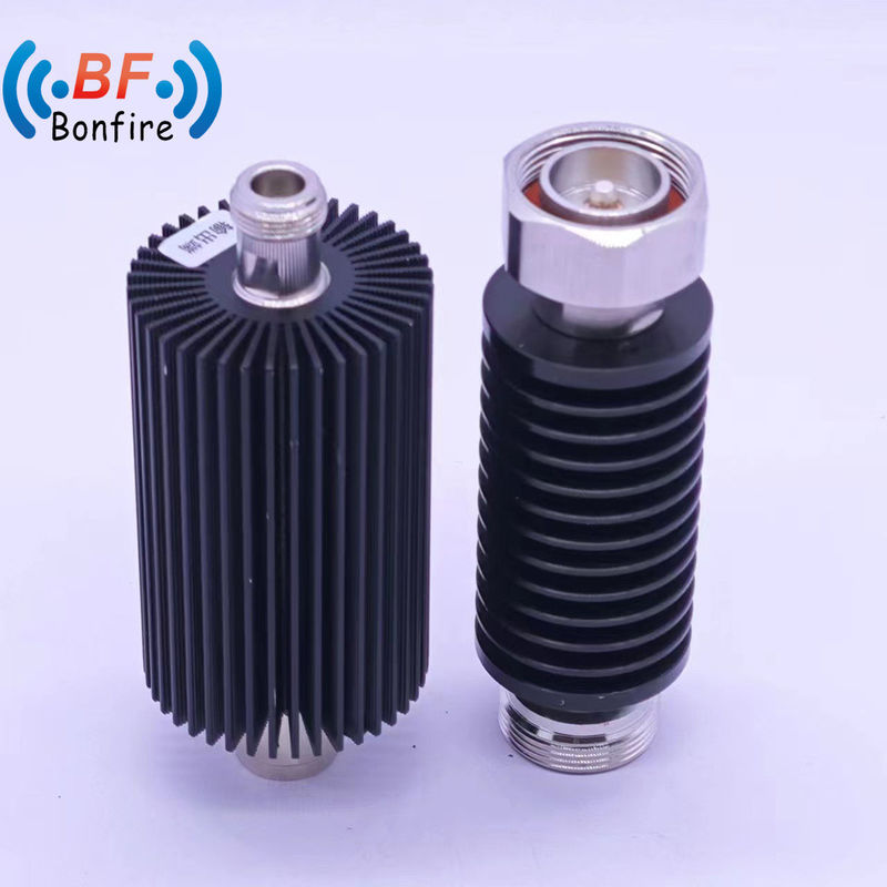 50W RF 변수 감소기 N 남성에서 여성 연결기 DC-3800MHz 20dB 50ohm 조절