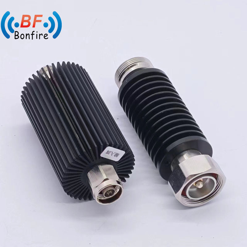 50W 고전력 6dB/10dB/20dB/30dB/40dB DC-3800MHz를 위한 조절 가능한 RF 코아시얼 Attenuator