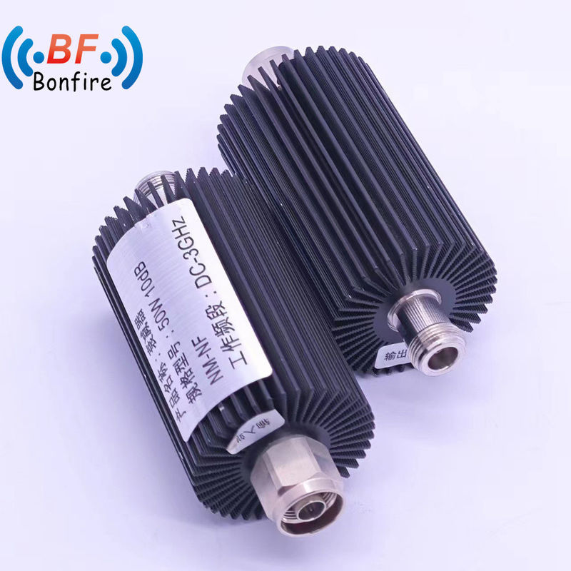 100W 50 오hm N 직선 감소기 증폭기 및 활성 장치 감소 값 3-30dB