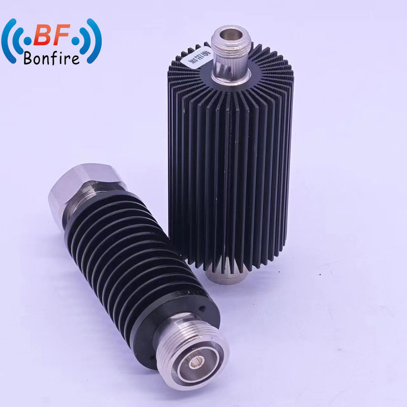 회색 Attenuator SMA-J/K 5W RF 코아시얼 어댑터 DC-3800MHz 3-40dB 조절 가능한 Attenuator