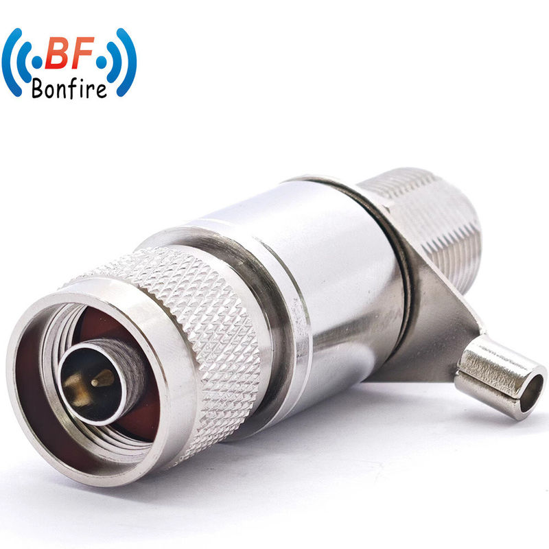 50ohm 남성에서 여성 코아시얼 케이블 커넥터 RF 급류 차단기 N 잭 여성에서 SMA 플러그 번개 보호기 3G 6g
