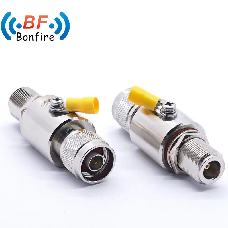 RF 코아시얼 번개 돌풍 보호기 N-M ~ N-F 6000MHz UHF Pl259 ~ So239 잭 체포기