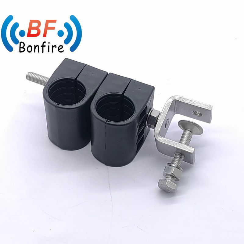 0.410kg 패키지 총 무게 1/2 &quot;와 7/8&quot; 단일 구멍 이중 케이블 클램프 케이블 클립
