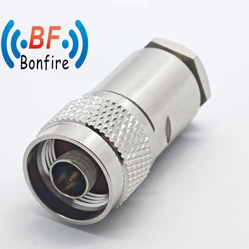 DC-11GHz N 남성 직선 클램프 LMR 400 캡티브 타입 RF 커넥터 방수율 IP 67