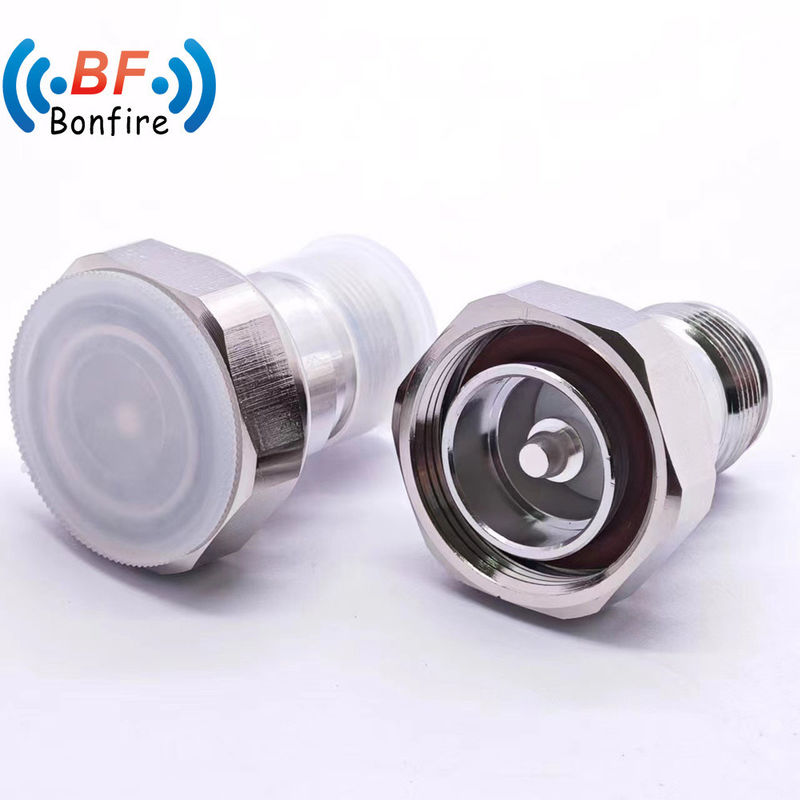 쉬운 RF 연결 장착 1/2 4.3-10 DC-4GHz 케이블 RF 커넥터 장착 RF 커넥터