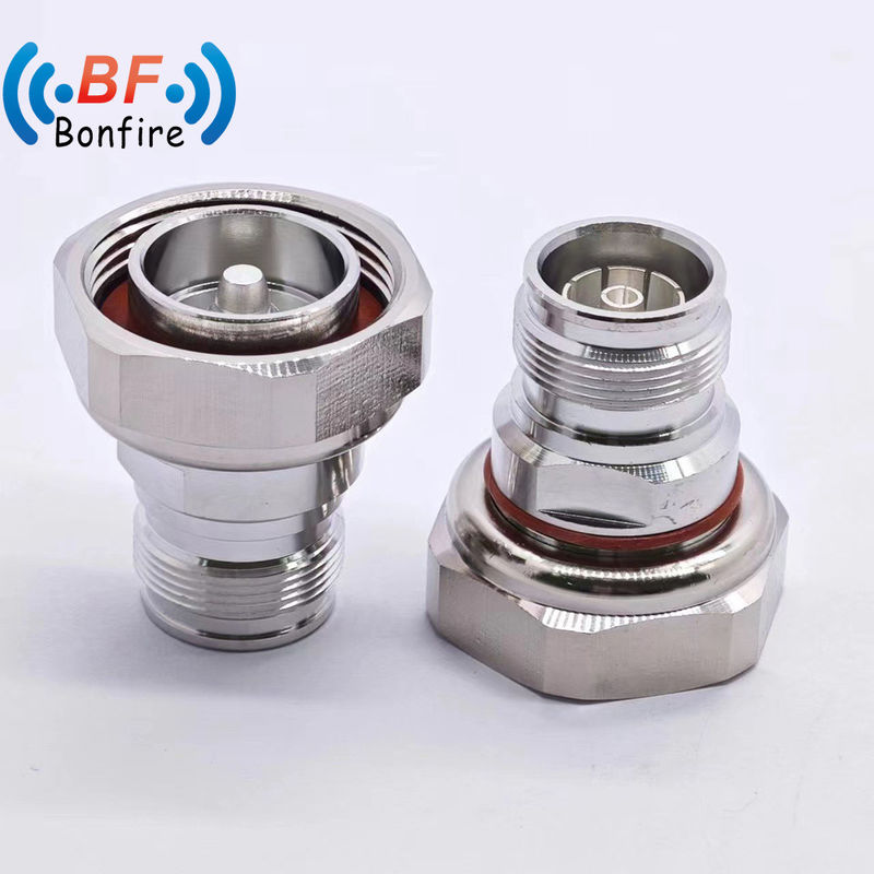 낮은 PIM RF 커넥터 -160dbc DC-4GHz 4.3/10 남성에서 N 여성 RF 어댑터
