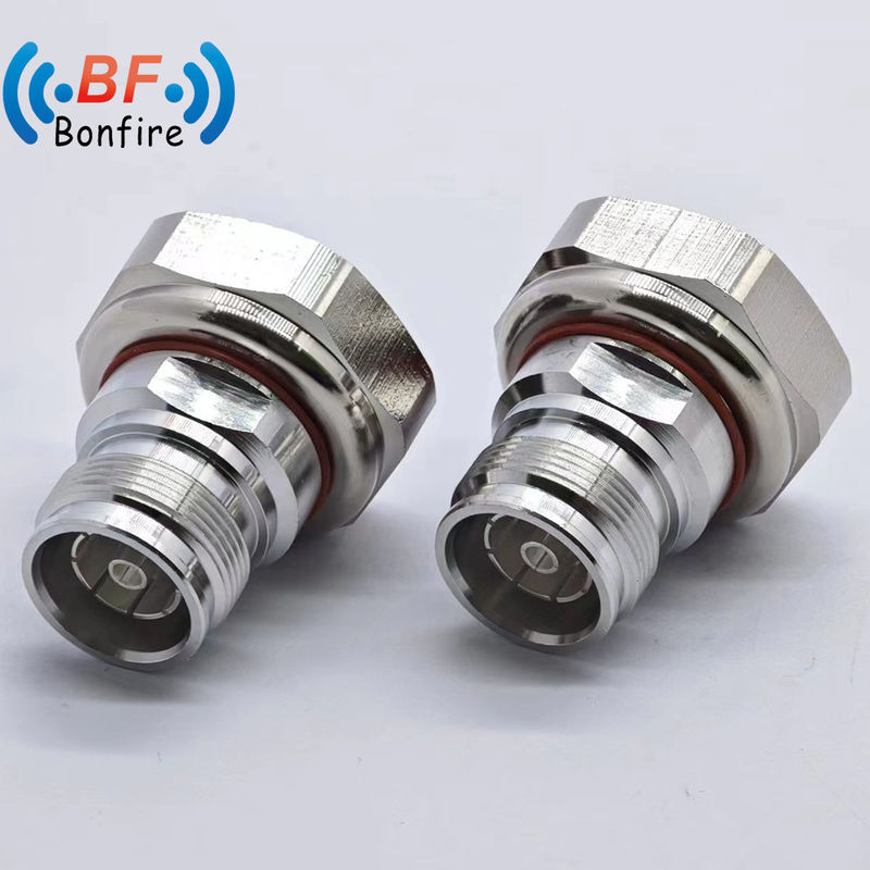 LJQ -XXXXX RF 커넥터 DC-4GHz 낮은 Vswr DIN 남성에서 4.3/10 여성 RF 어댑터 어댑터